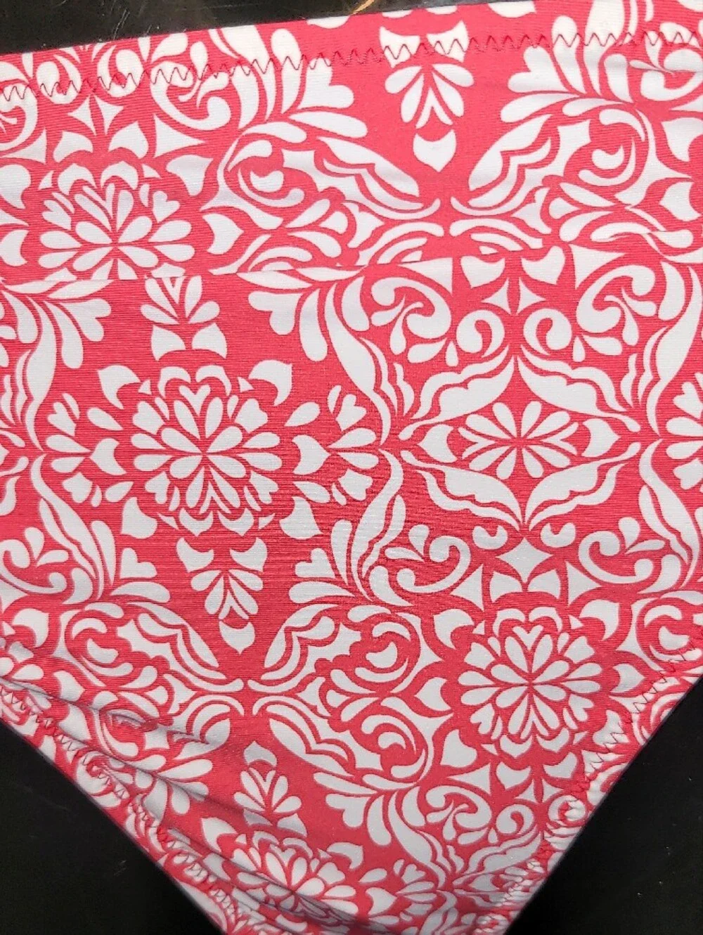 Fantasie Coral and White Floral-Print Bikini Bottom